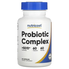 Пробиотики 50 млрд КОЕ, Nutricost Probiotic Complex, 60 капсул