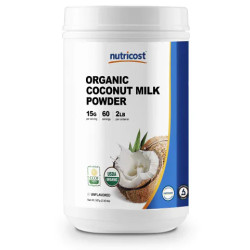 Кокосове молоко органік порошок, Coconut Milk Nutricost, 907 г
