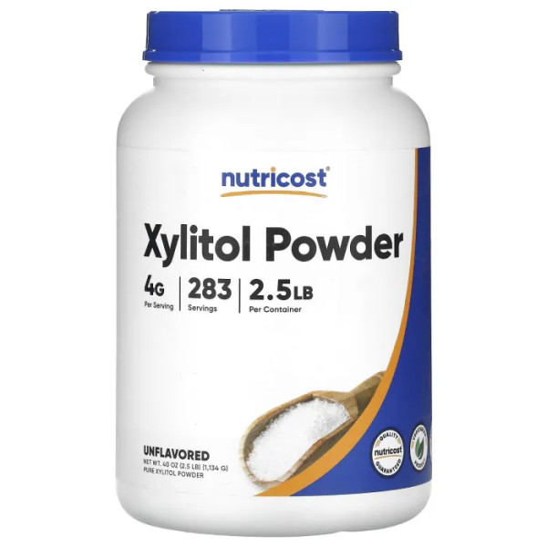 Ксиліт гранульований, Xylitol Granulated, Nutricost, порошок, без смаку, 1134 кг