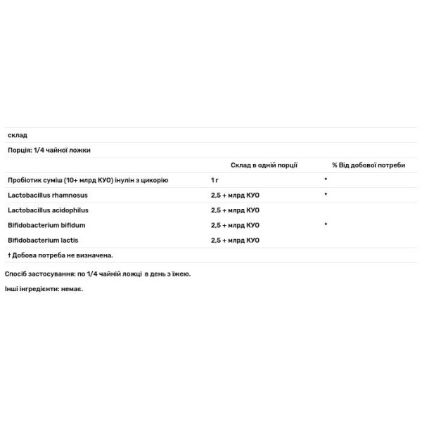 Пробіотик, Vital-Plex, Klaire Labs, 56 грам