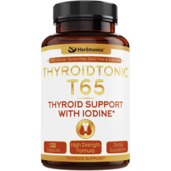 Підтримка щитовидної залози, Thyroidtonik Herbtonics, 120 капсул