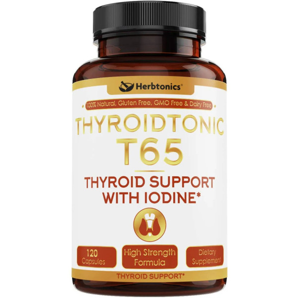 Підтримка щитовидної залози, Thyroidtonik, Herbtonics, 120 капсул