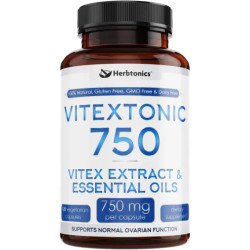 Вітекс 750 мг, для жінок, Vitextonik Herbtonics, 120 вегетаріанських капсул