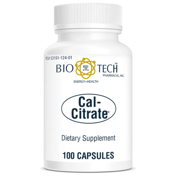 Кальцій цитрат, Cal-Citrate, Bio-Tech, 100 капсул