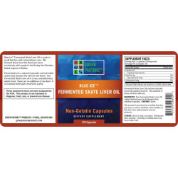 Ферментована олія печінки скату, Green Pasture Fermented Skate Liver Oil, 2 упаковки по 120 капсул