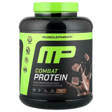 Протеїн, MusclePharm Combat Protein, смак молочний шоколад, 1860 г