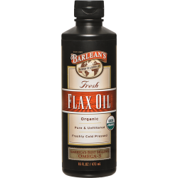 Льняне масло, Barlean's Flax Oil, органічне, 473 мл.