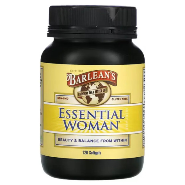 Гармонія та краса жінки, Essential Woman Supplement, Barlean's, 120 м'яких капсул