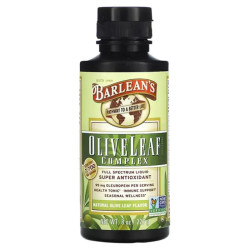 Лист оливы комплекс, Olive Leaf Complex Barlean's, натуральный оливковый вкус, 227 г