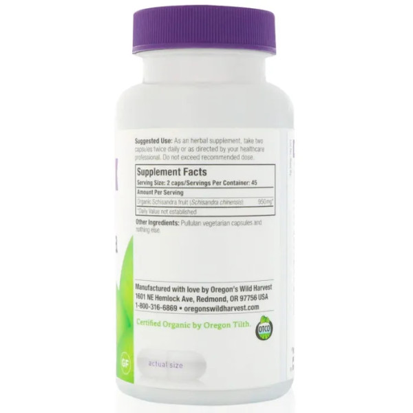 Лимонник, Schisandra, Oregon's Wild Harvest, 90 кап