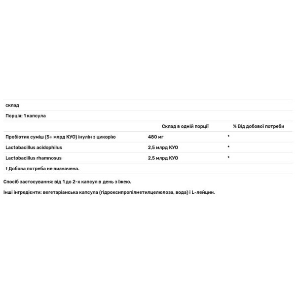 Пробіотик, Vital-Dophilus Plus, Klaire Labs, 100 капсул