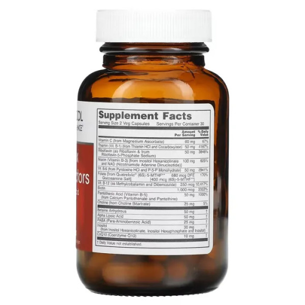 Комплекс вітамінів групи В, B Complex Neuro Factors, Protocol for Life Balance, 60 вегетаріанських капсул