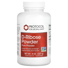 D-рибоза, Protocol for Life Balance D-Ribose Powder, 227 г