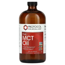 Олія MCT, чиста, Protocol for Life Balance Pure MCT Oil, 946 мл