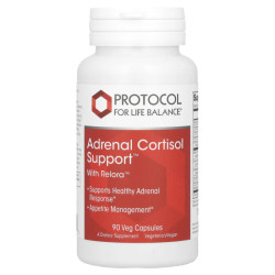 Підтримка надниркових залоз, Protocol for Life Balance Adrenal Cortisol Support, 90 вегетаріанських капсул