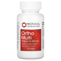 Мультивітаміни для жінок, Protocol for Life Balance Ortho Multi for Women, 90 гелевих капсул
