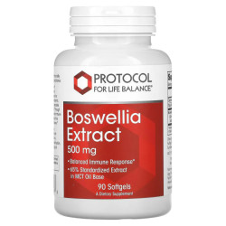 Босвеллія екстракт 500 мг, Protocol for Life Balance Boswellia Extract, 90 гелевих капсул