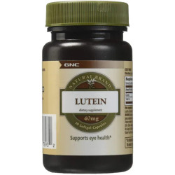 Лютеин 40 мг с зеаксантином, Lutein Natural brand GNC, 30 гелевых капсул