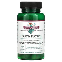 Нормализация менструального цикла для женщин, Vitanica Slow Flow, 60 капсул