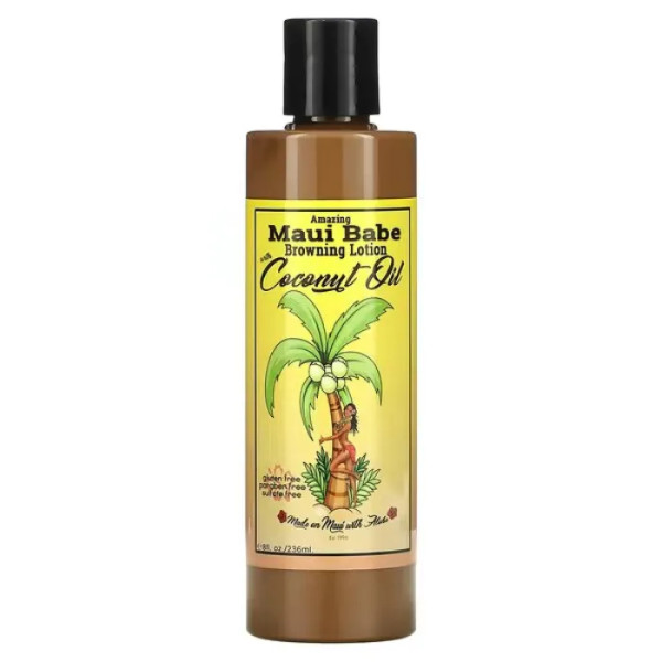 Лосьйон для засмаги, Browning Lotion, Maui Babe, з кокосовим маслом, 236 мл