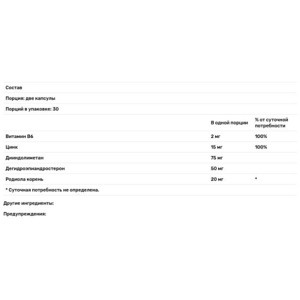 Прискорювач тестостерону, Testosterone Booster, Olympian Labs Inc., 60 кап.