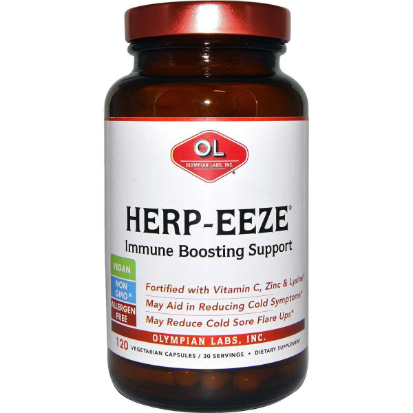 Імунна підтримка при герпесі, Herp-Eeze, Olympian Labs Inc, 120 капсул