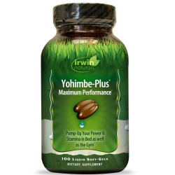 Репродуктивное здоровье мужчин, Irwin Naturals Yohimbe-Plus, 100 капсул