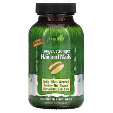 Витамины для волос, кожи и ногтей, Irwin Naturals Healthy Skin & Hair Plus Nails, 60 капсул