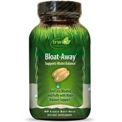 Сечогінний препарат, Irwin Naturals Bloat-Away, 60 капсул