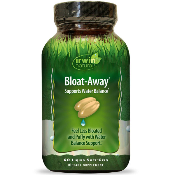 Сечогінний засіб, Bloat-Away, Irwin Naturals, 60 капсул