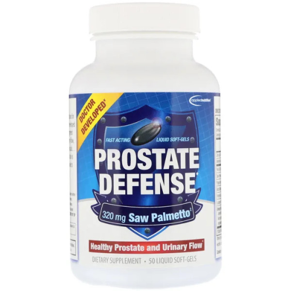 Здоров'я простати, Prostate Defense, Applied Nutrition, 50 гелевих капсул