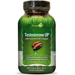 Тестостерон для мужчин, Testosterone UP Irwin Naturals, 60 гелевых капсул