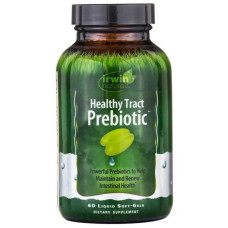 Пребіотики для кишечника, Healthy Track Prebiotic Irwin Naturals, 60 гелевих капсул