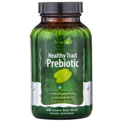 Пребиотики для кишечника, Healthy Track Prebiotic Irwin Naturals, 60 гелевых капсул