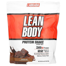 Заміна харчування, Labrada Nutrition Lean Body, протеїновий коктейль зі смаком шоколаду, 1120 г.