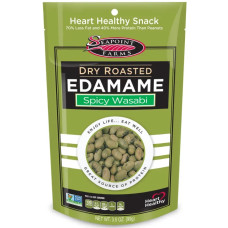 Сушеные бобы эдамаме, Seapoint Farms Dry Roasted Edamame, пряная васаби, 99 г