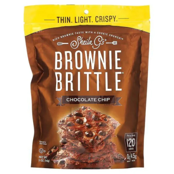 Брауні, шоколадна крихта, Brownie Brittle, Sheila G's, 142 г