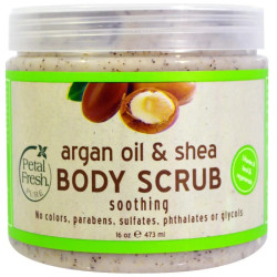 Скраб для тела, Petal Fresh Body Scrub, аргана и ши, оживляющий, 473 мл