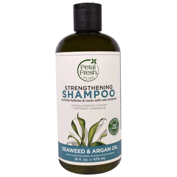 Зміцнюючий шампунь, Strengthening Shampoo, Petal Fresh, 475 мл