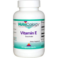 Вітамін E, сукцинат, Vitamin E Nutricology, 100 капсул