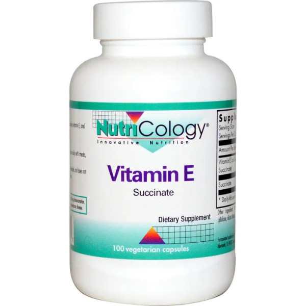 Витамин E, Vitamin E, Nutricology, сукцинат, 100 капсул