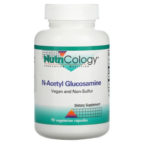 N-ацетил глюкозамін, N-Acetyl Glucosamine, Nutricology, 90 капсул
