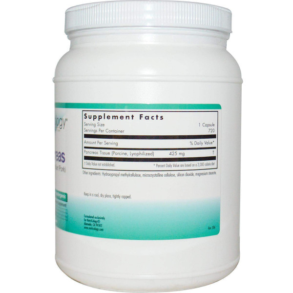 Підшлункова залоза (свиняча), Pancreas, Nutricology, 720 кап.