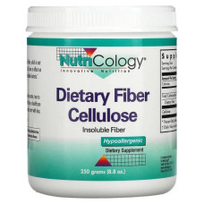 Клітковина целюлозна, порошок, Nutricology Dietary Fiber Cellulose, 250 г