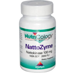 Наттокіназа 100 мг, Nutricology NattoZyme, 60 капсул