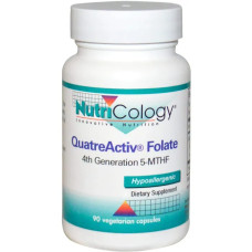Фолат 5-MTHF, Nutricology QuatreActiv Фолат, 90 капсул