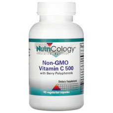 Вітамін C 500 з ягідними поліфенолами, Nutricology Vitamin C 500 with Berry Polyphenols, 90 капсул