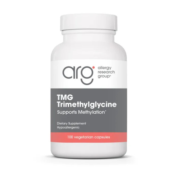 Триметилгліцин, TMG Trimethylglycine, Allergy Research Group, 100 капсул
