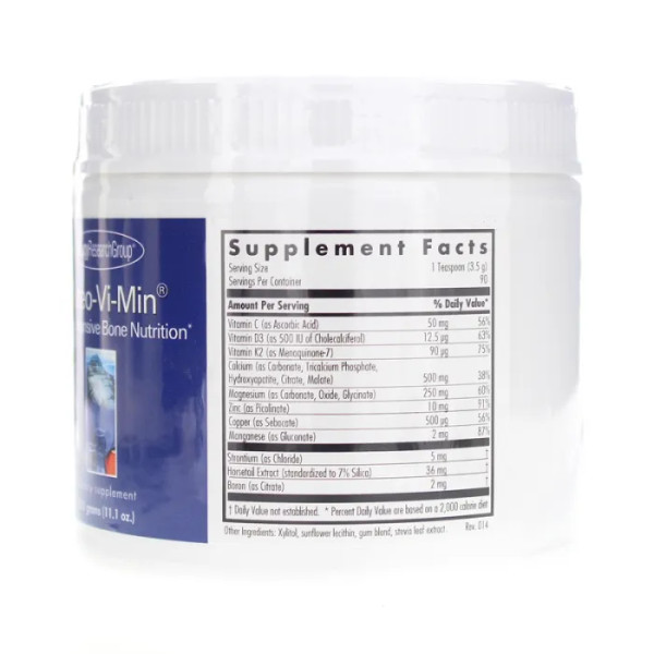 Підтримка здоров'я кісток, Osteo-Vi-Min, Allergy Research Group, порошок, 315 г