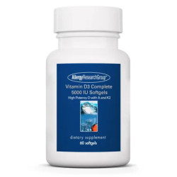 Вітамін D3 5000 МО, Vitamin D3 Complete Allergy Research Group, 60 гелевих капсул